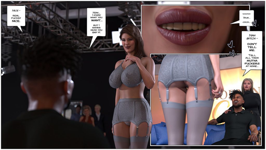It's all I want Trent's big black cock, deep, inside me - The MILF next door 3 by Tab109