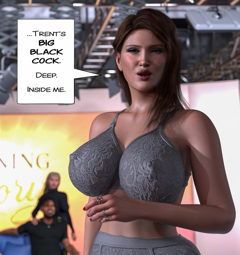 It's all I want Trent's big black cock, deep, inside me - The MILF next door 3 by Tab109