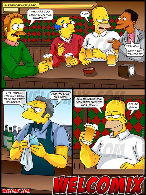 Come all of you and fuck me together - The Simptoons, The cuckold is the last to know by welcomix (tufos)