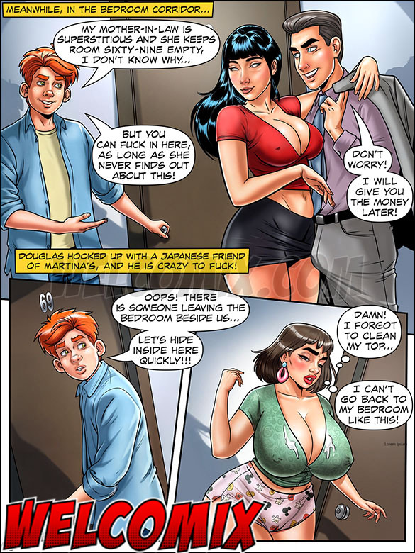 It's a shame that young men cum quickly - Mama Boobs, the Mom Friend, Room sixty-nine by welcomix (tufos)