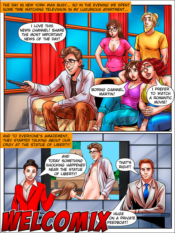 Today something shocking happened near the statue of liberty - Nerd Stallion, An american dream by welcomix (tufos)